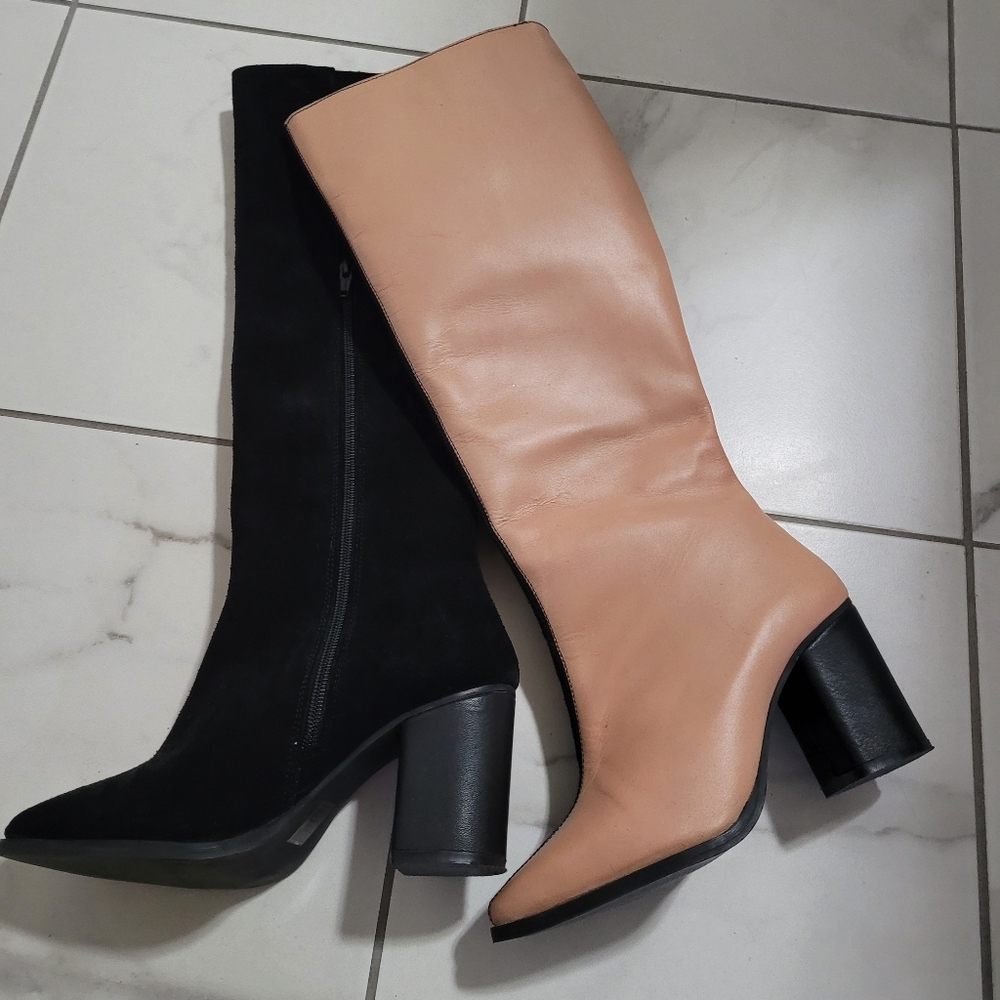 Two toned boots